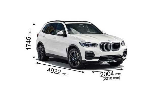 BMW X5 Medidas