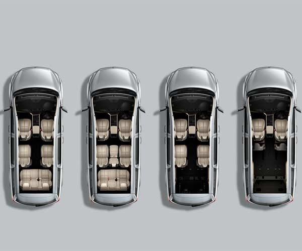 Kia Carnival Configuración Asientos