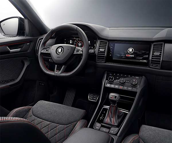 Skoda Kodiaq de 7 asientos panel navegación